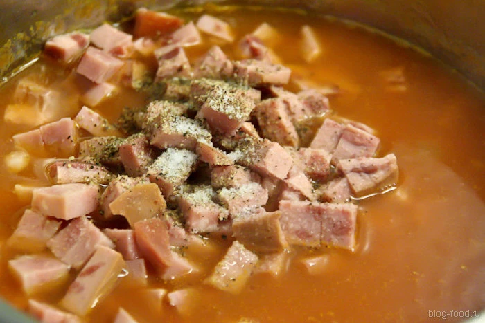 German sausage soup