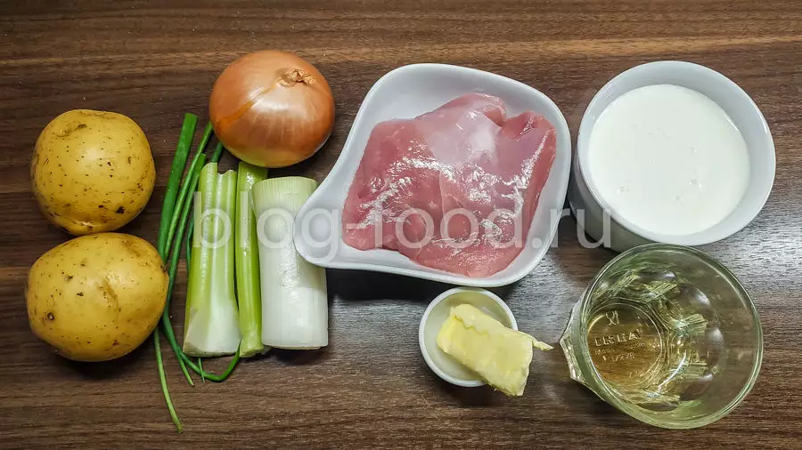 Картофельный крем-суп «Пармантье»