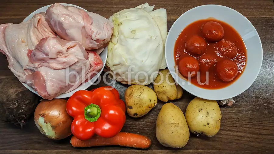 Куриный борщ