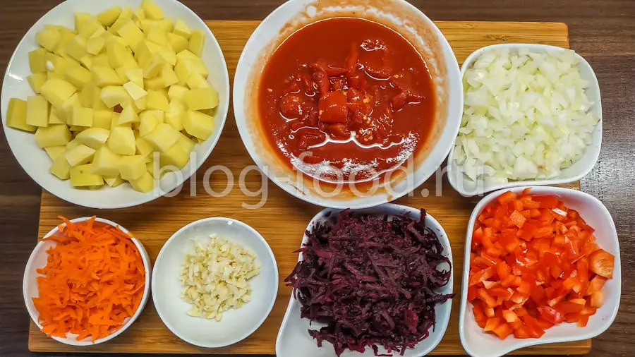 Куриный борщ
