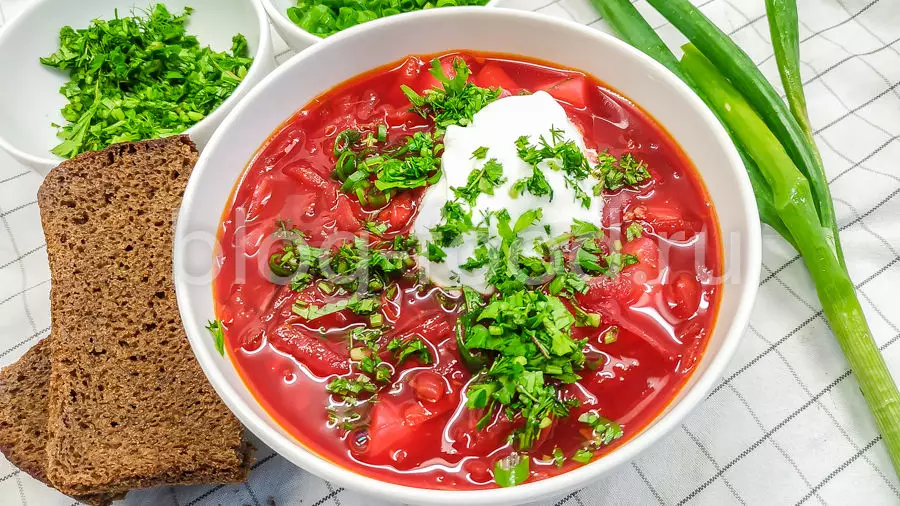 Борщ с тушенкой