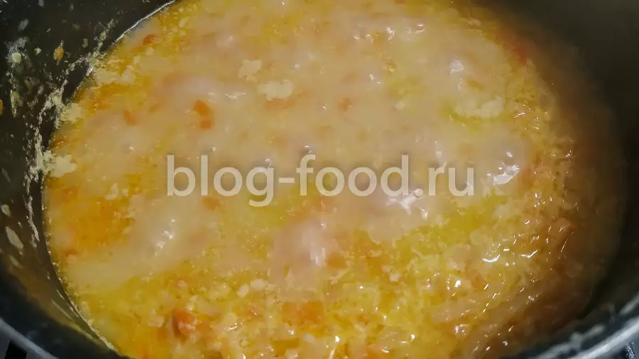 Кокосовый суп-пюре из нута с сельдереем