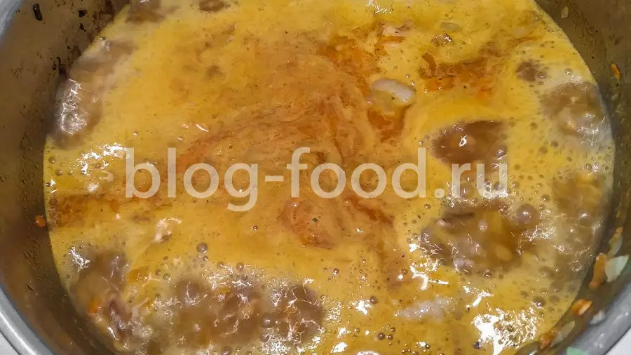 Чечевичный суп с мясом