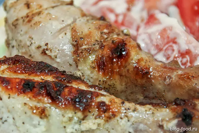 Полуфаршированная курица
