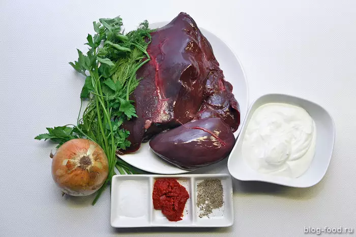 Печень по-строгановски