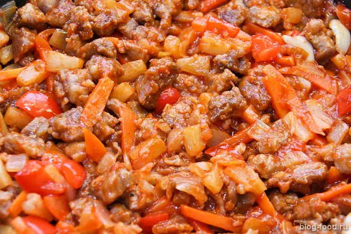 Китайская свинина в&nbsp;кисло-сладком соусе