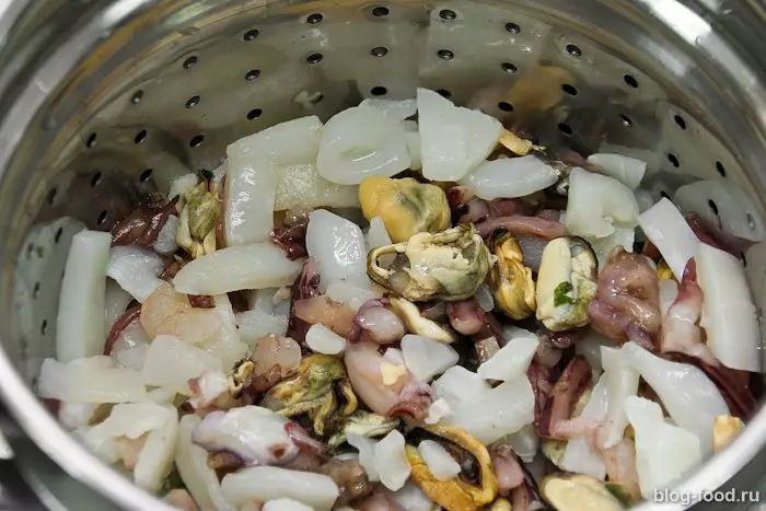 Спагетти с морепродуктами