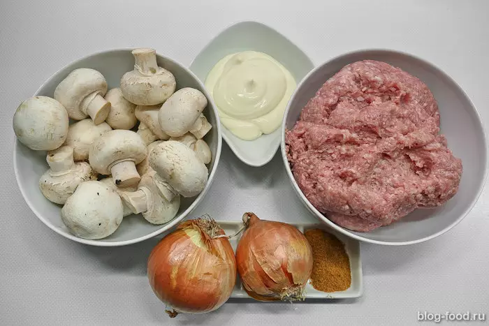 Куриные котлеты с грибами