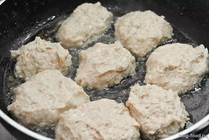 Куриные котлеты с грибами