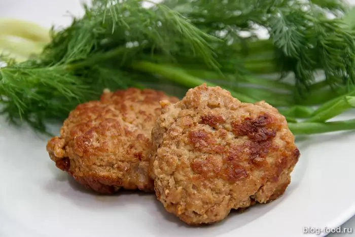 Куриные котлеты с грибами