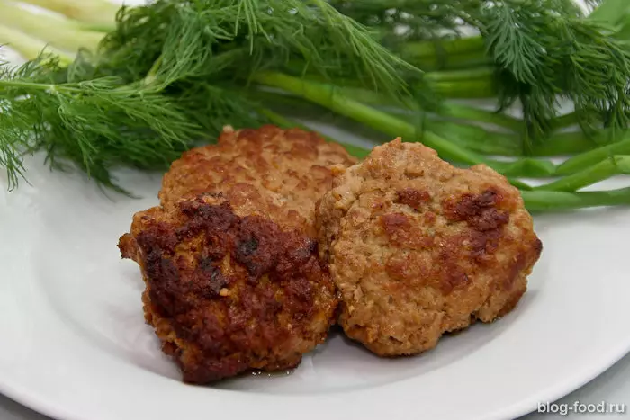 Куриные котлеты с грибами