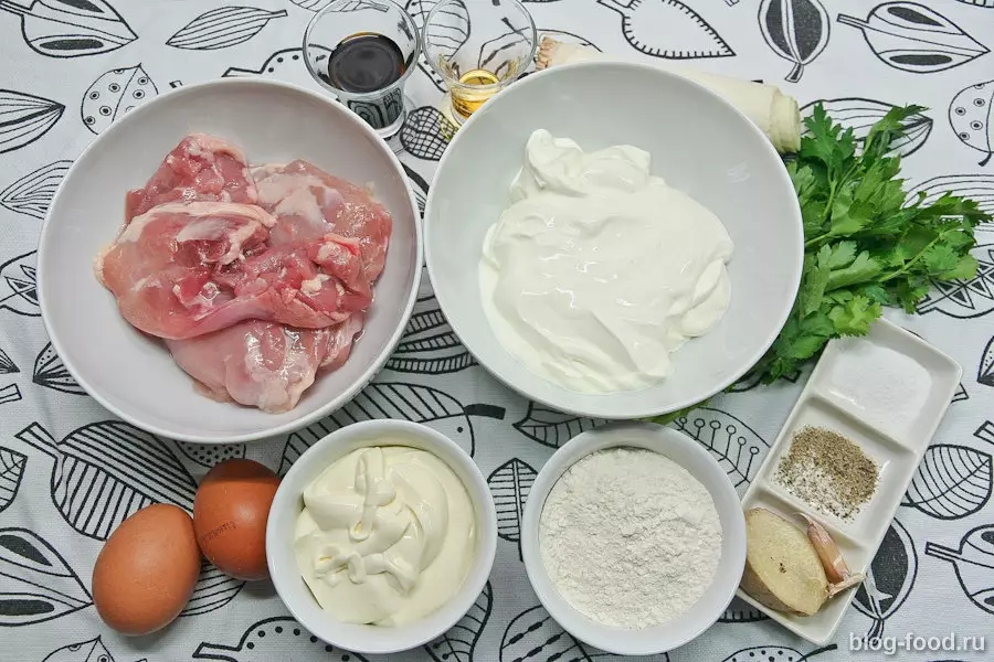 Сметанный пирог с курицей и имбирем или «курник» от Шефмаркета