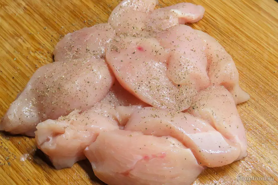 Куриные нагетсы с овощами