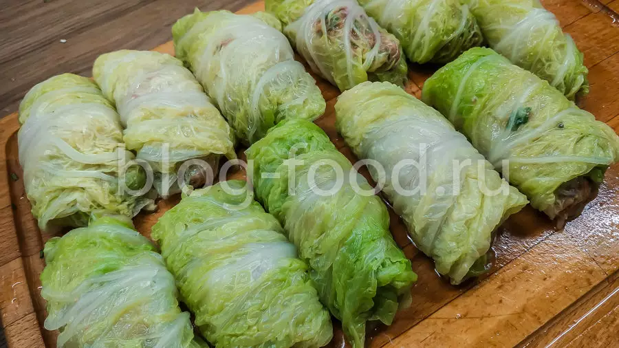 Голубцы с говядиной и щавелем
