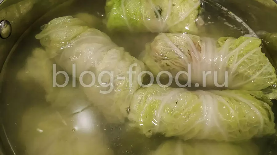 Голубцы с говядиной и щавелем