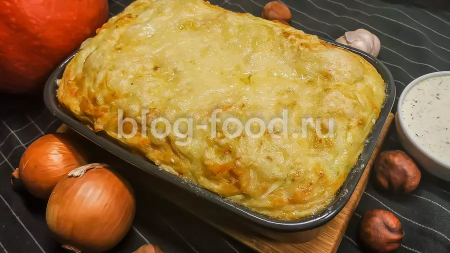 Запеканка из кабачков с сыром