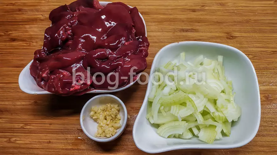 Куриная печёнка в сметане
