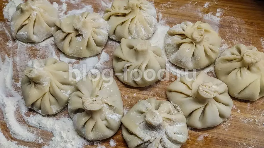 Хинкали с бараниной