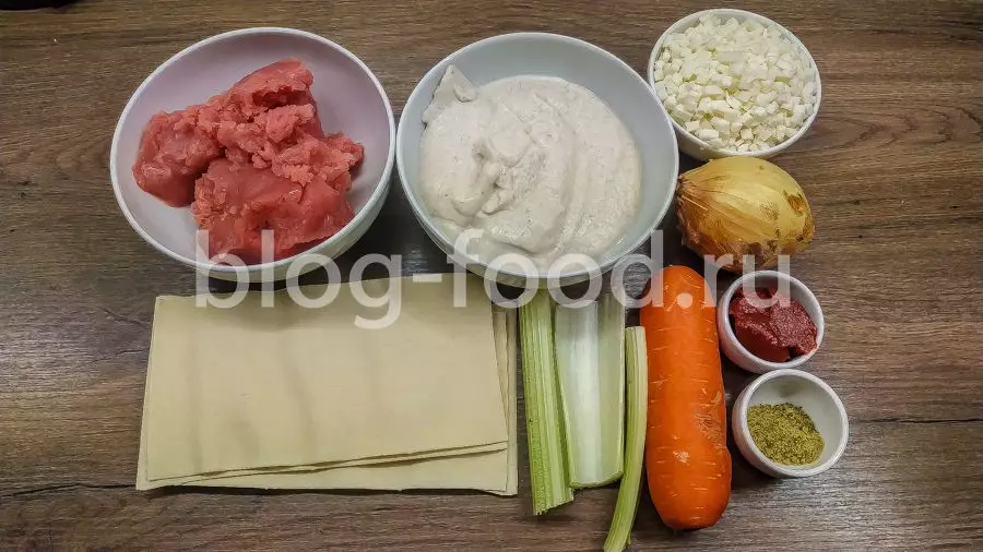Лазанья с тунцом