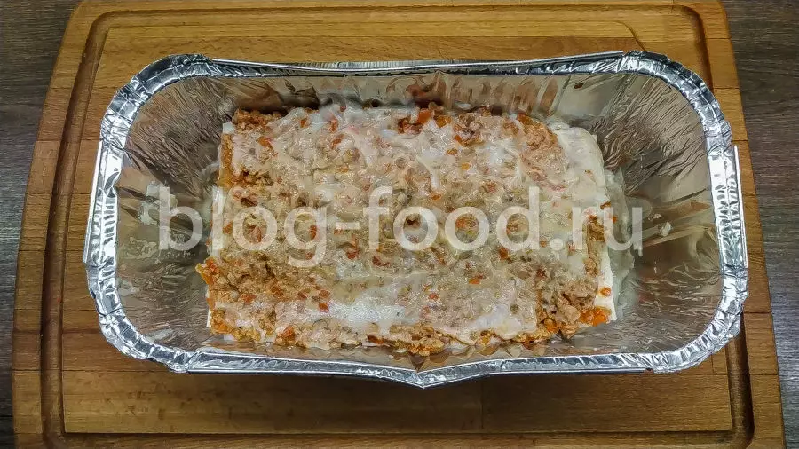 Лазанья с тунцом