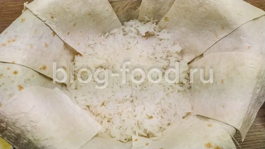 Шах-плов в лаваше
