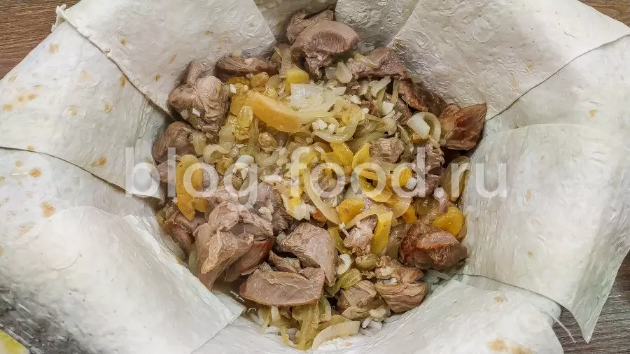 Шах-плов в лаваше