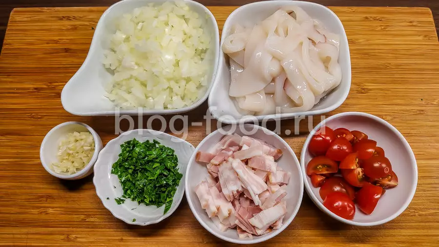 Паэлья с кальмарами