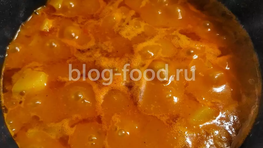Рыбное рагу в грузинском стиле