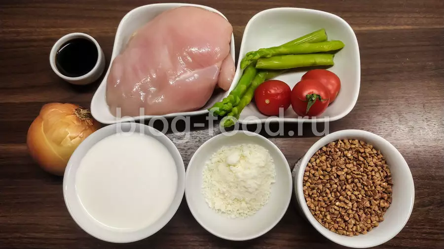 Сливочное «гречотто» с курицей