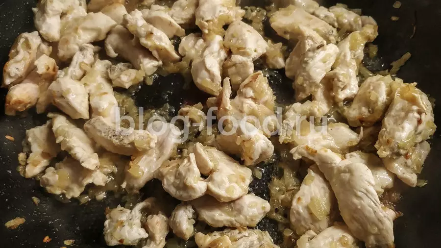 Сливочное «гречотто» с курицей