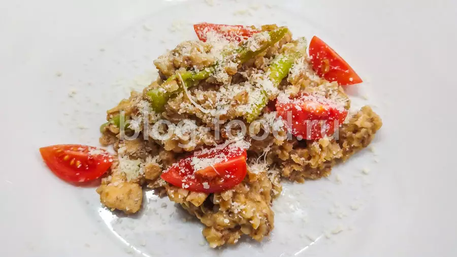 Сливочное «гречотто» с курицей