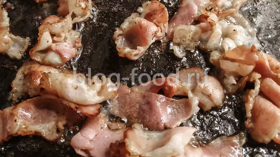 Сливочное ризотто с беконом