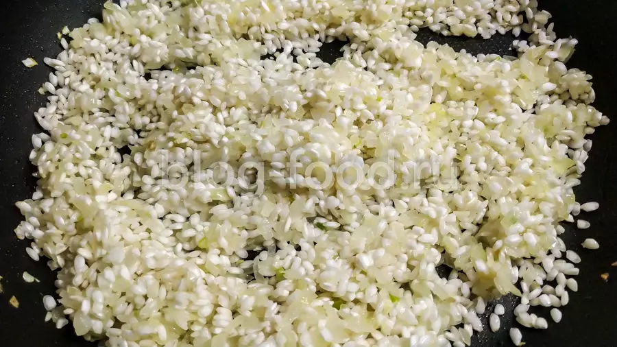 Сливочное ризотто с беконом