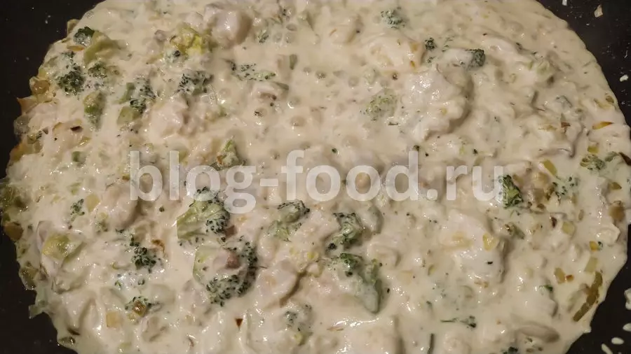 Паста с треской и сыром