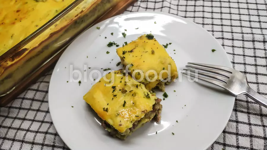 Картофельная запеканка с мясом