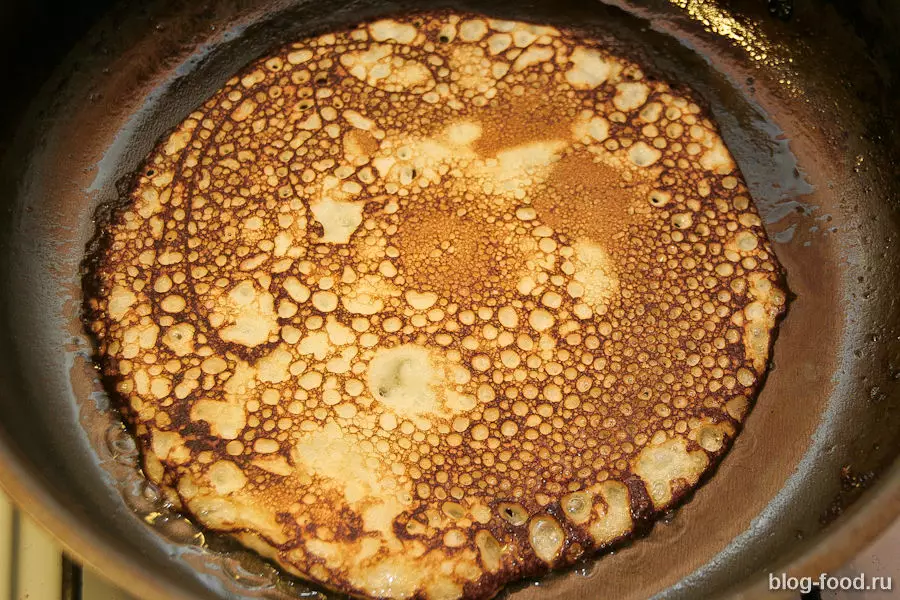 Блины на кефире и молоке