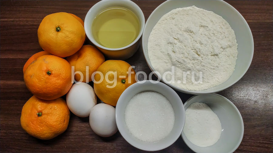 Мандариновый кекс – кулинарный рецепт