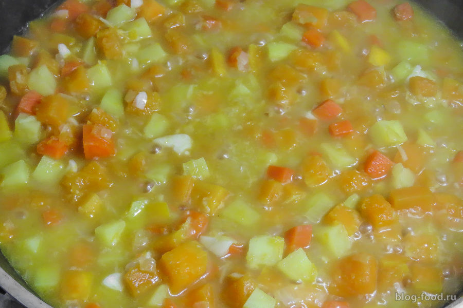 Суп-пюре из тыквы с морковью