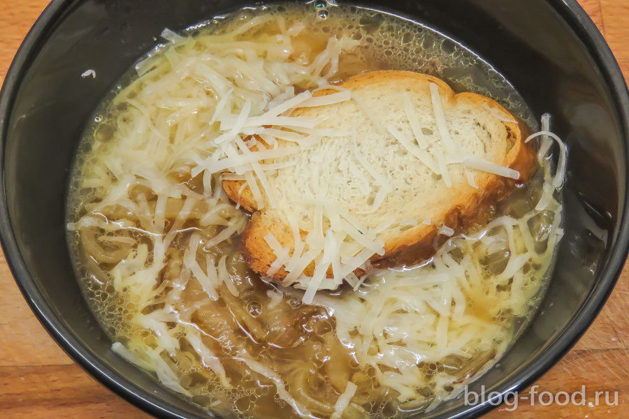 Как приготовить французский луковый суп