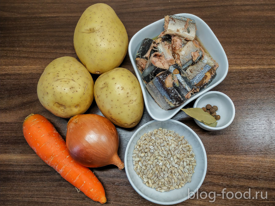 Рыбный суп из консервов иваси — рецепт с фото пошагово