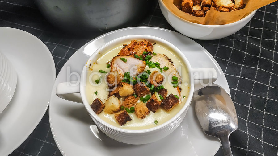 Картофельный крем-суп «Пармантье»