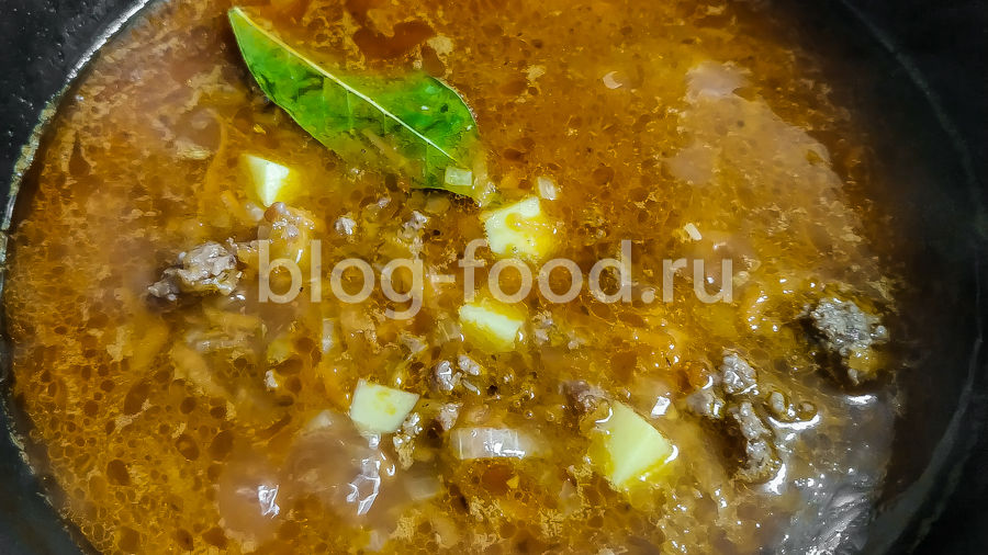Суп с фаршем в мексиканском стиле