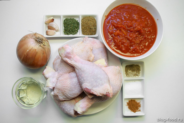 Чахохбили из курицы по-грузински – пошаговый рецепт с фото