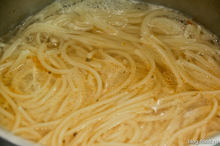 Спагетти под соусом Болоньезе
