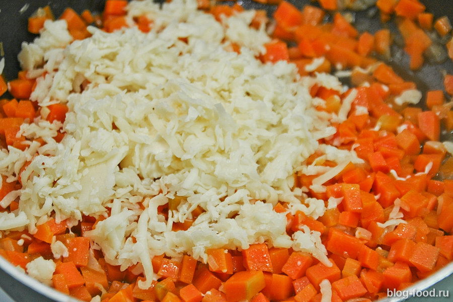 Морковное ризотто, или ростбиф с тушёной морковью и сыром