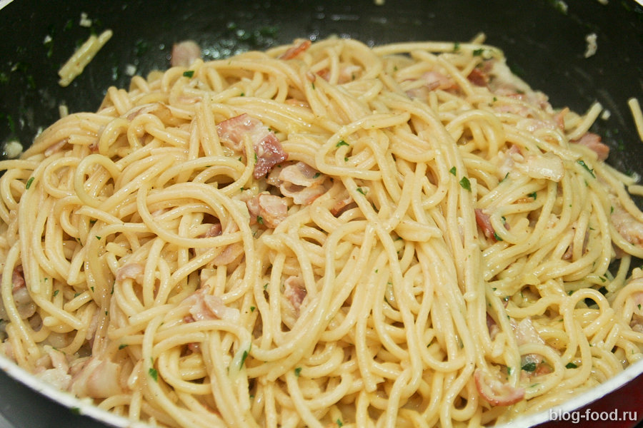 Спагетти карбонара (v. 3)