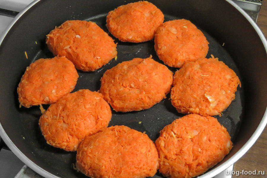 Морковные котлеты рецепт классический на сковороде с фото