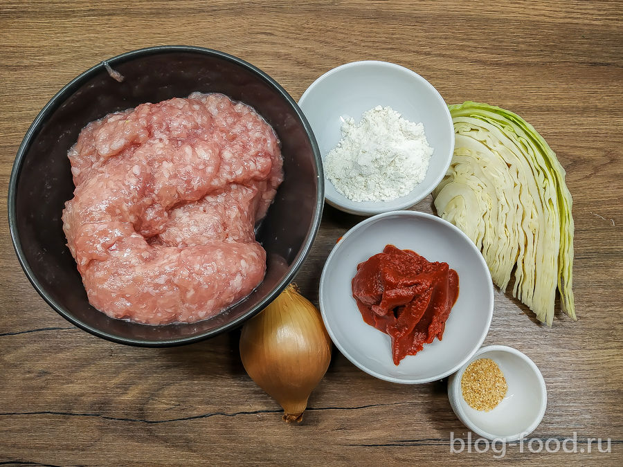 Как приготовить Вкусные котлеты с капустой и фаршем в духовке рецепт пошагово