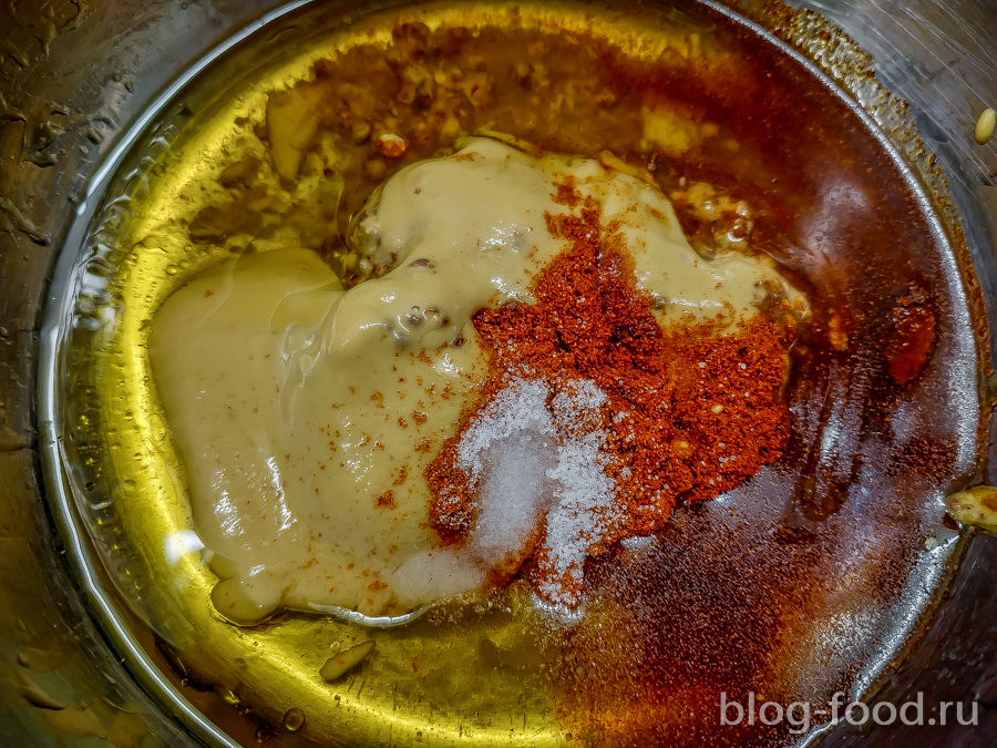 Индейка в медово-горчичном соусе