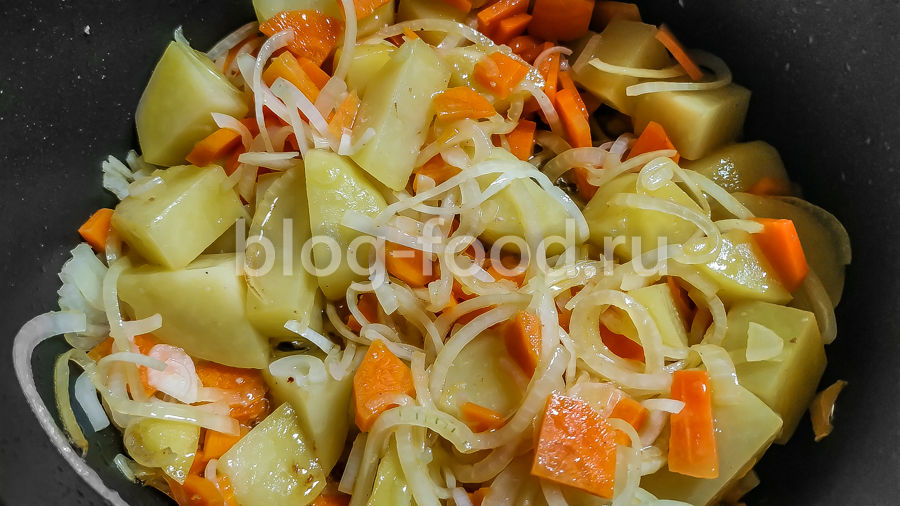 Овощное рагу с курицей, картофелеми грибами рецепт – Французская кухня: Основные блюда. «Еда»